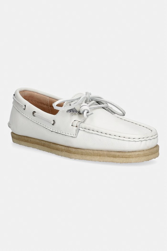 Clarks Originals Godney Boat sneakersy damskie skórzane biały 26186475