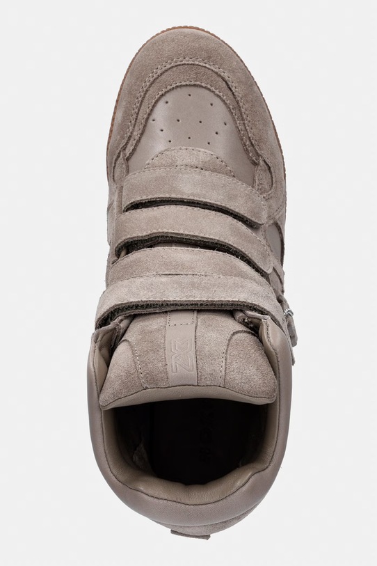 Nokwol EDEN sneakersy damskie zamszowe beżowy Eden.Taupe.Leather