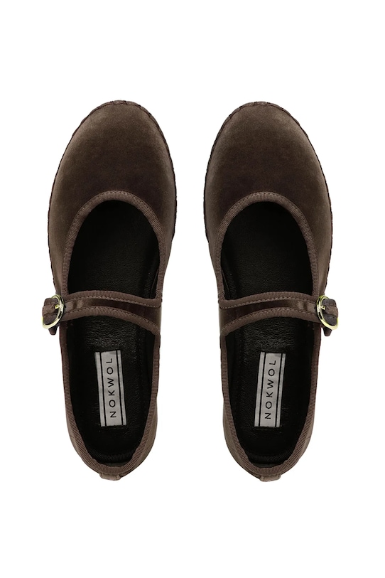 Nokwol ballerine Mel Brown marrone Nokwol.Mel.Brown