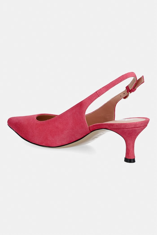 Obuwie Pollini szpilki zamszowe SA10035M0OTA0625 różowy