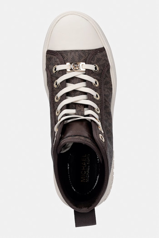 MICHAEL Michael Kors Evy High Top teniși înalți damskie maro 43F5EYFE5B.200