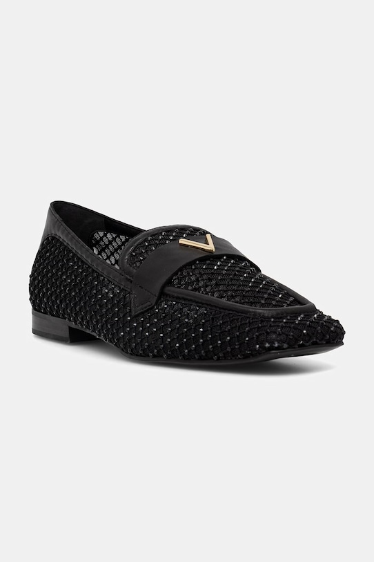 Valentino mokasinke za žene CRYSTAL crna 91C4602STRS.BLACK