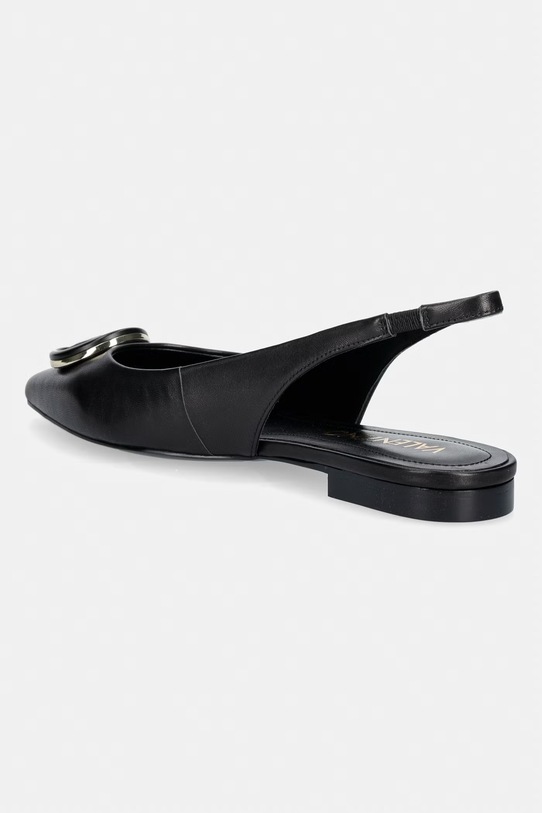 Обувки Valentino балеринки от кожа VALENTINE 91V1602NAP.BLACK черен