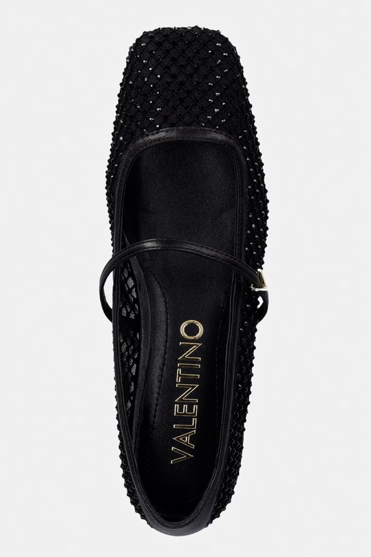 Valentino baleríny CRYSTAL čierna 91C4601STRS.BLACK