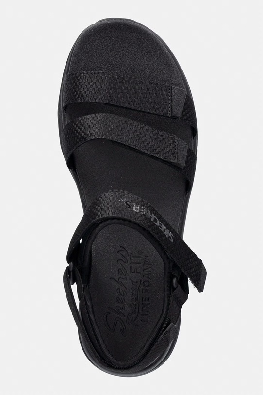 Skechers sandały damskie DLUX WALKER SANDAL czarny 119828