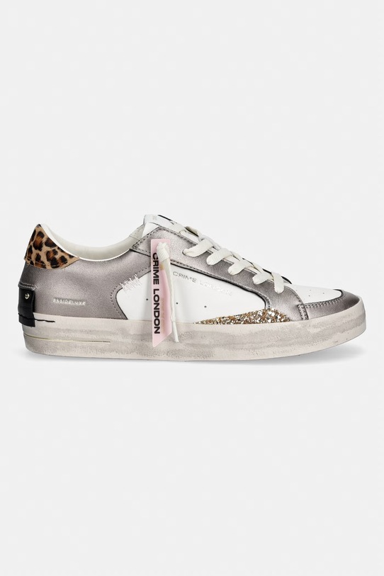 Crime London SK8 DELUXE superge ženske usnjene 29115EE8.60 rjava SS26