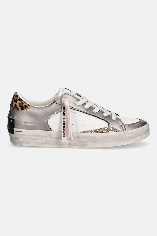 Crime London SK8 DELUXE superge ženske usnjene 29115EE8.60 rjava SS26