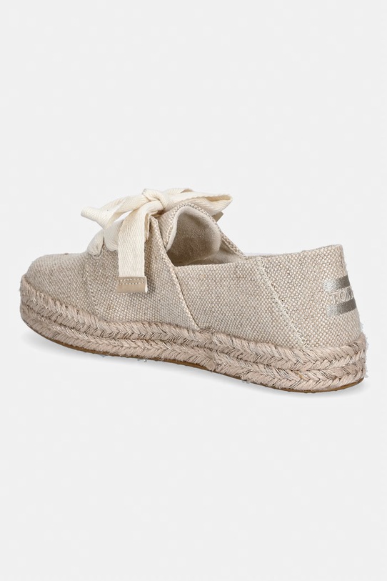 Obuv Toms dámske espadrilky CAROLINA LACE UP 10023062.GOLD béžová