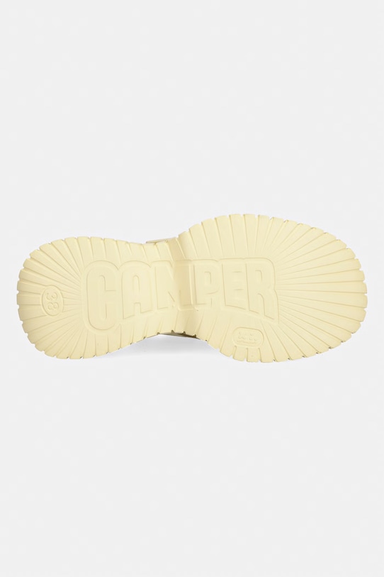 Camper sandały na platformie damskie skórzane Pix BCN K201511.011 żółty