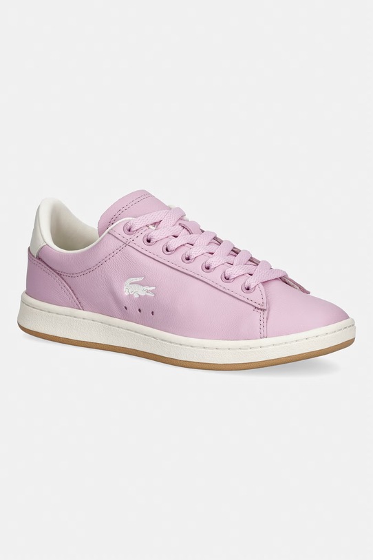 Lacoste Carnaby Set Leather Sneakers кросівки жіночі шкіряні рожевий 51SFA0094.ANQ