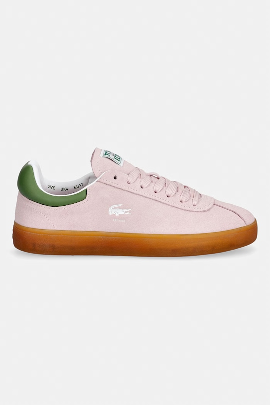 Lacoste Baseshot Sneakers кросівки жіночі замшеві 51SFA0083.ANQ рожевий SS26