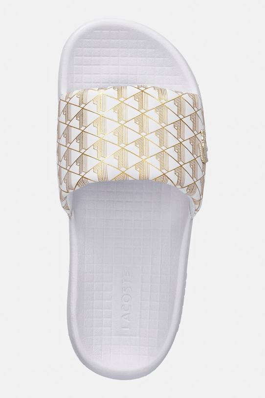 Lacoste pantofle na bazén dámské SERVE SLIDE 1.0 bílá 51CFA0009.216