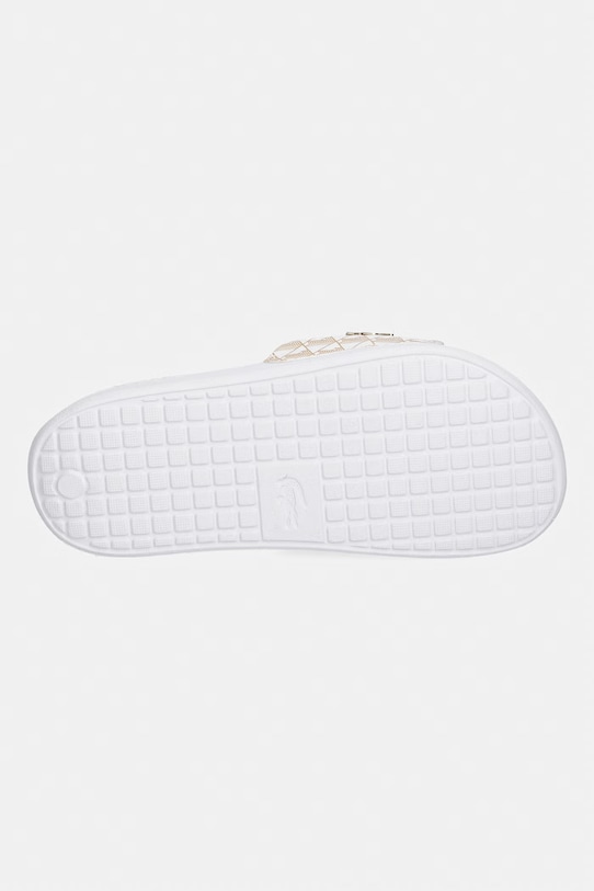 Lacoste pantofle na bazén dámské SERVE SLIDE 1.0 51CFA0009.216 bílá