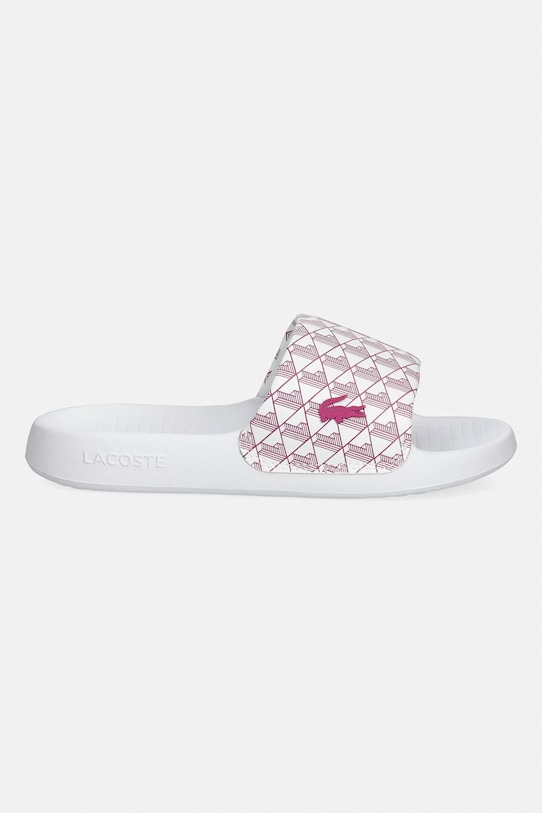 Lacoste klapki basenowe damskie SERVE SLIDE 1.0 51CFA0009.B53 biały SS26