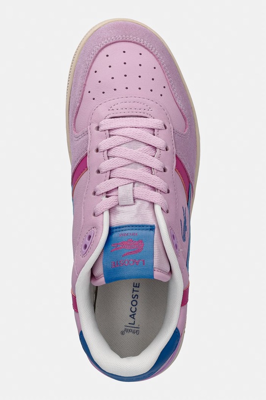 Lacoste T-CLIP SET 126 sneakers boty dámské kožené růžová 51SFA0117.ARS