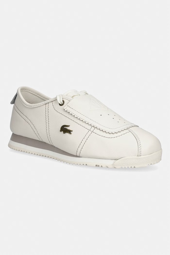 Lacoste Club-Low Leather Slip-On sneakers γυναικεία δερμάτινα μπεζ 51SFA0025.2B7