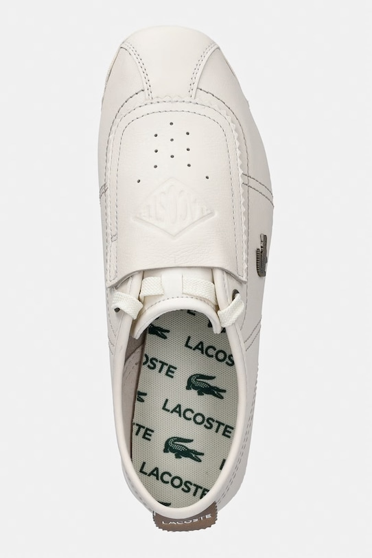 Lacoste Club-Low Leather Slip-On sneakers γυναικεία δερμάτινα μπεζ 51SFA0025.2B7