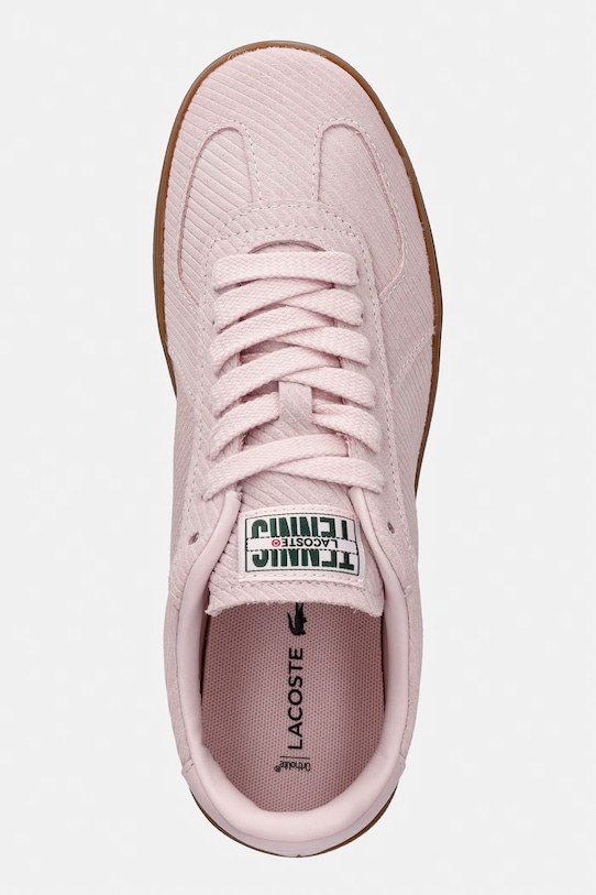 Lacoste BASESHOT PRO sneakers γυναικεία σουέτ ροζ 50SFA0034.ANQ