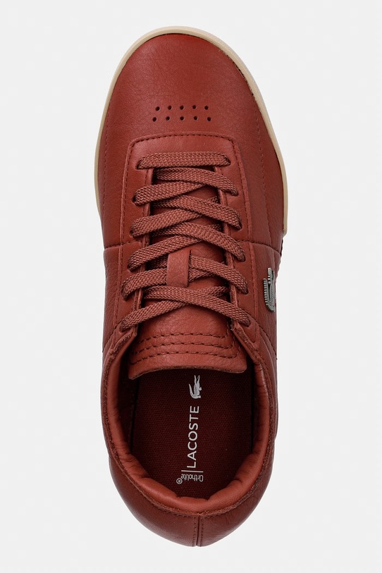 Lacoste Aura αθλητικά γυναικεία δερμάτινα πορτοκαλί 50SFA0161.APT