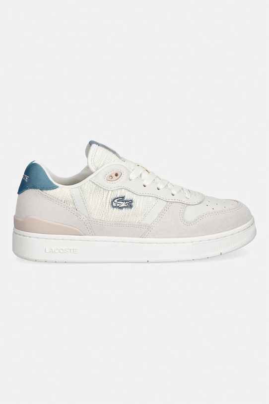 Lacoste T-CLIP SET sneakersy damskie skórzane 49SFA0029.2Q9 beżowy SS26