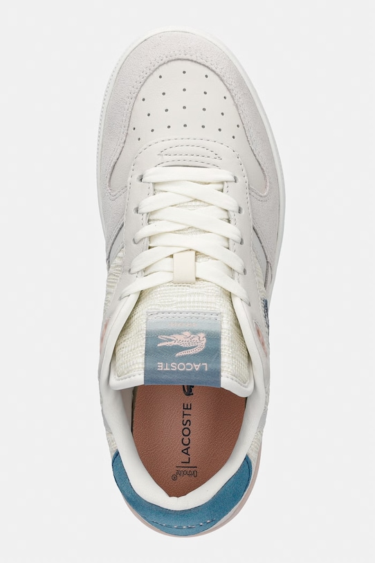 Lacoste T-CLIP SET sneakersy damskie skórzane beżowy 49SFA0029.2Q9