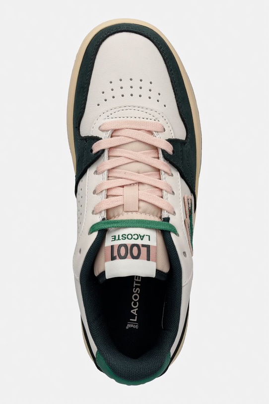 Lacoste L001 SET кросівки жіночі шкіряні бежевий 49SFA0088.1Y5