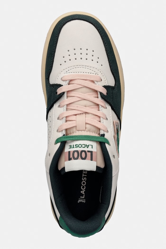 Lacoste L001 SET кросівки жіночі шкіряні бежевий 49SFA0088.1Y5