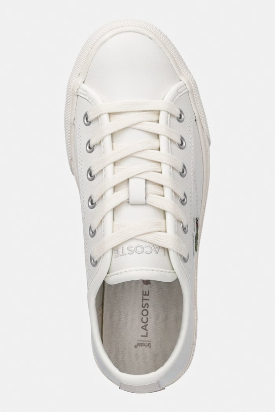 Lacoste BACKCOURT sneakersy damskie skórzane beżowy 48CFA0001.18C