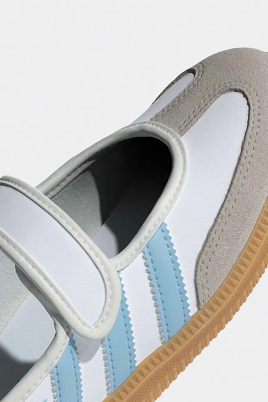 adidas Originals balerini din piele pentru copii DISNEY SAMBA JANE JP9545