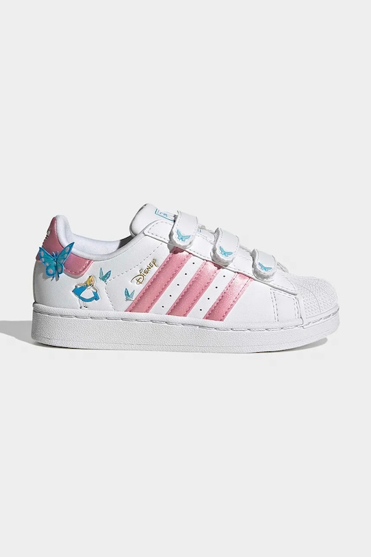 adidas Originals scarpe da ginnastica per bambini DISNEY SUPERSTAR II tessile bianco IH1735
