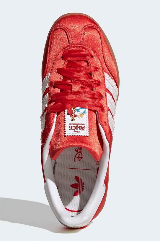 adidas Originals sneakersy dziecięce DISNEY GAZELLE INDOOR IH1761 czerwony