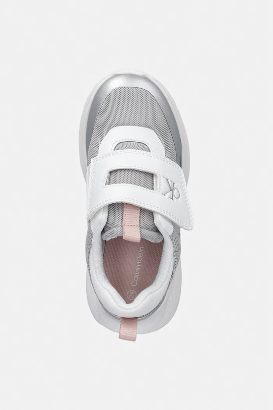 Calvin Klein Jeans sneakersy dziecięce srebrny V1A9.83230.20.29