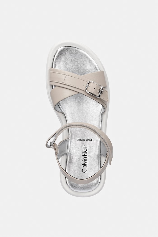 Calvin Klein Jeans sandale copii bej V4A2.83260.35.39