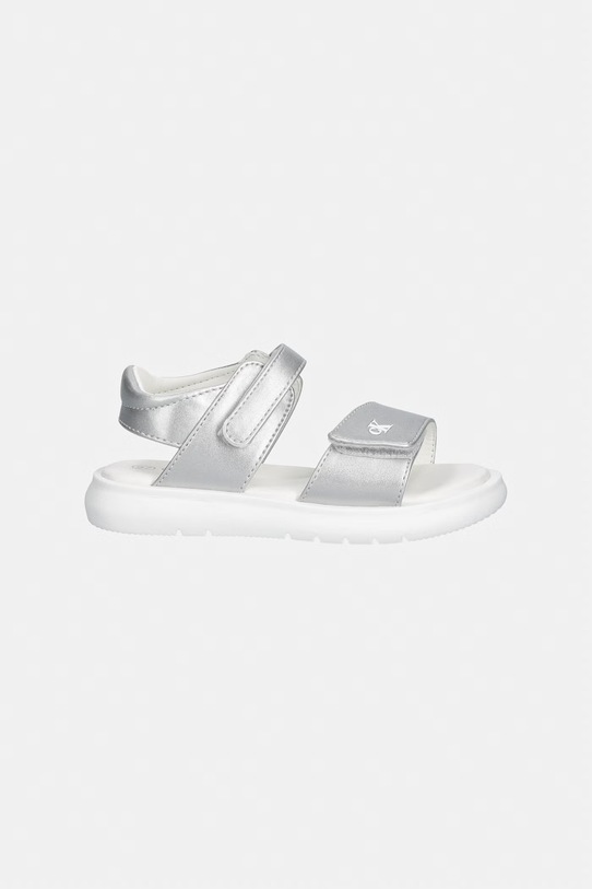 Calvin Klein Jeans sandały dziecięce V1A2.83241.20.29 srebrny SS26
