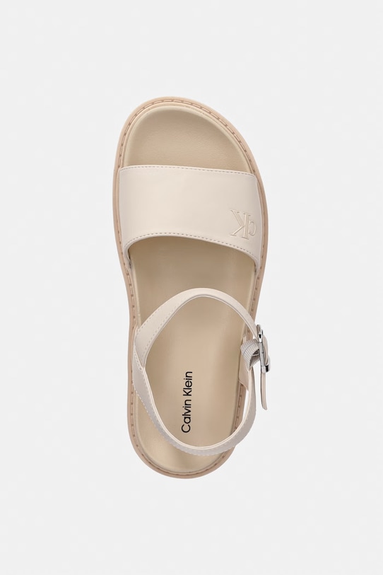 Calvin Klein Jeans sandały dziecięce beżowy V3A2.83255.35.39