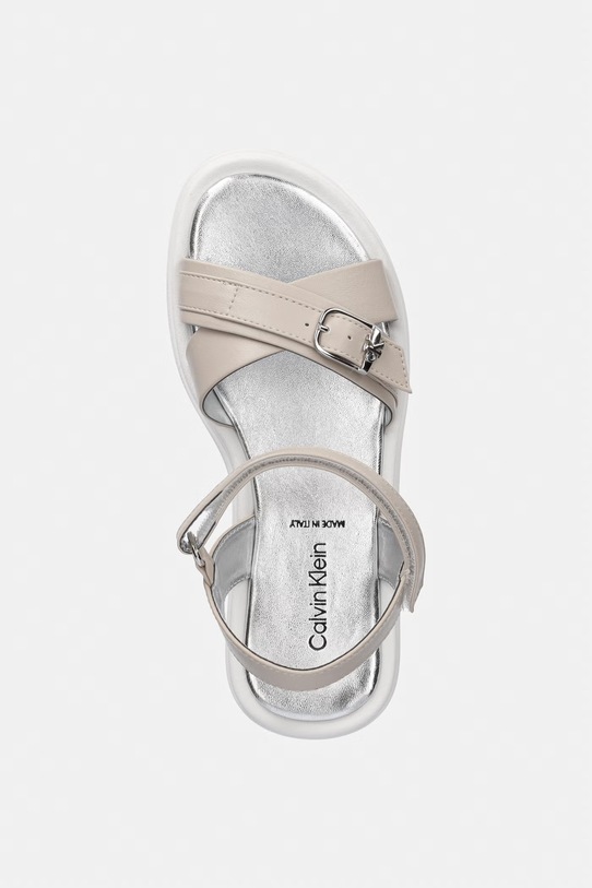 Calvin Klein Jeans sandale copii bej V4A2.83260.32.34