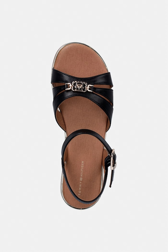 Tommy Hilfiger sandali per bambini nero T3A2.34280