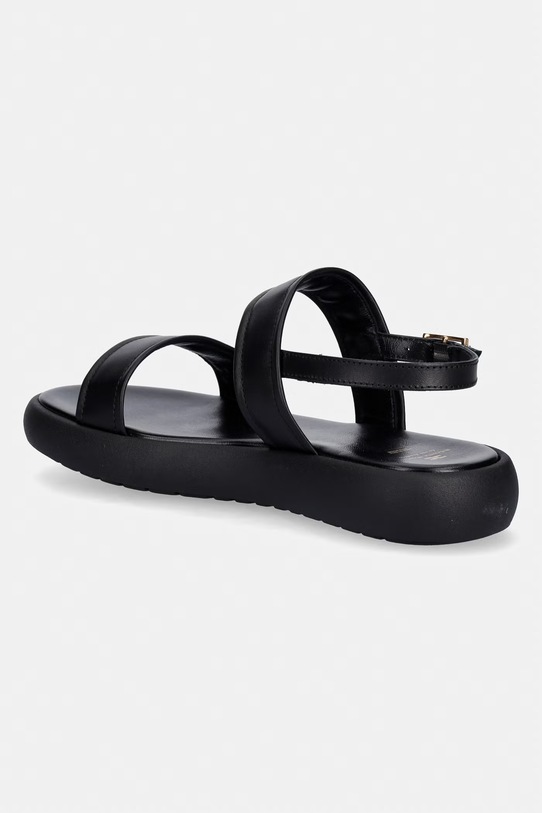 Dziewczynka Elisabetta Franchi sandały skórzane dziecięce F4A2.E0583.35.38 czarny