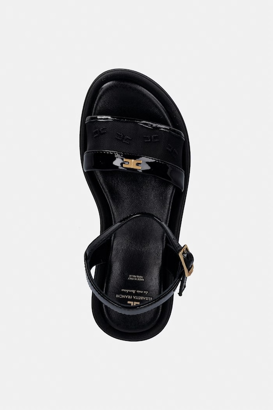 Detské sandále Elisabetta Franchi čierna F4A2.E0595.31.34