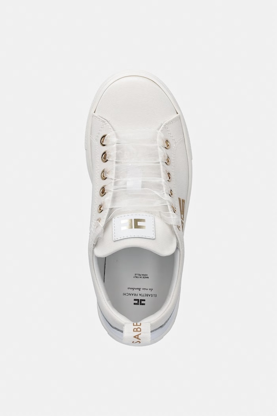 Dječje tenisice Elisabetta Franchi bijela F4A9.E0528.30.34