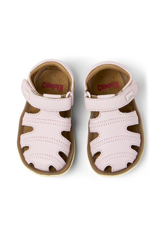 Camper sandale din piele pentru copii Bicho FW roz 80372.G
