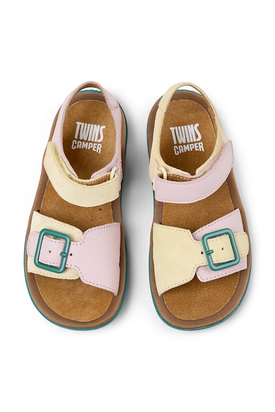 Camper sandały skórzane dziecięce Bicho TWS Kids K800672.G.25.27.TWS różowy