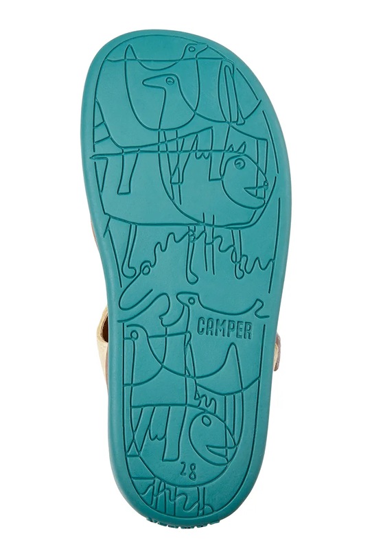 Camper sandały skórzane dziecięce Bicho TWS Kids K800672.G.25.27.TWS