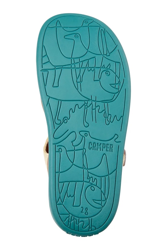 Camper sandały skórzane dziecięce Bicho TWS Kids K800672.G.25.27.TWS