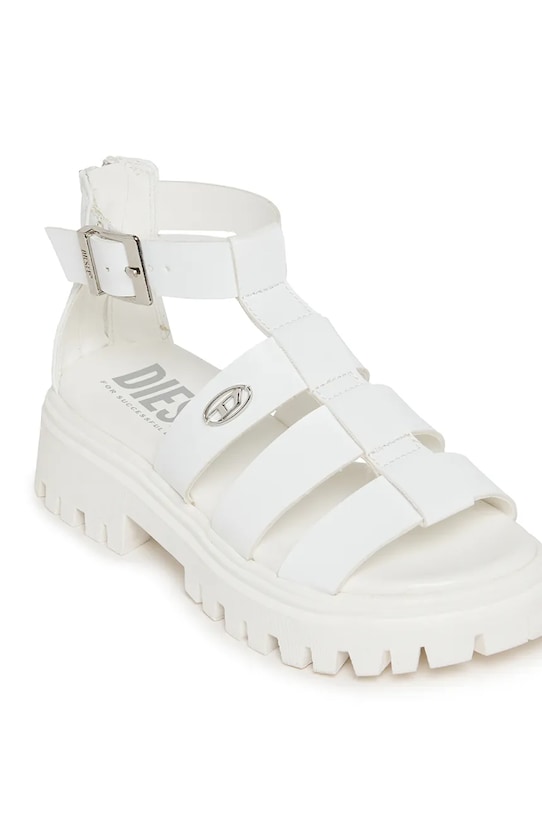 Diesel sandały dziecięce D-SANSTRY SANDALS biały BC1066.KF015.36.40