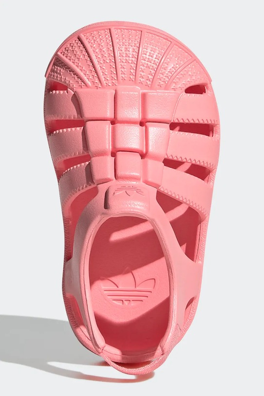 adidas Originals sandały dziecięce SUPERSTAR SANDAL JI2805 pomarańczowy