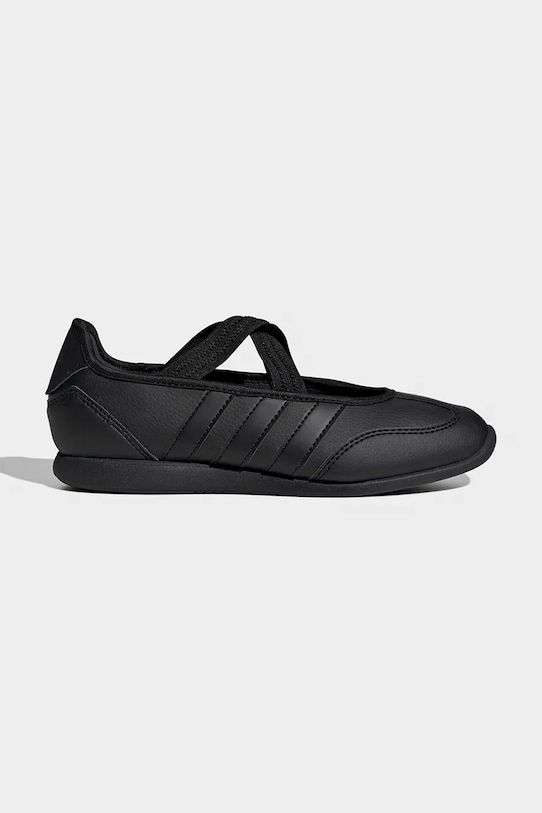 Παιδικές μπαλαρίνες adidas BARREDA MARY JANE απομίμηση λείου δέρματος μαύρο JS2432