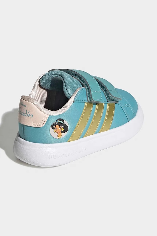 Dziewczynka adidas sneakersy dziecięce DISNEY GRAND COURT JASMINE HP6981 niebieski