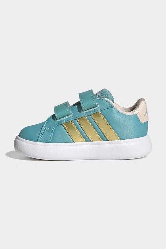 adidas sneakersy dziecięce DISNEY GRAND COURT JASMINE niebieski HP6981