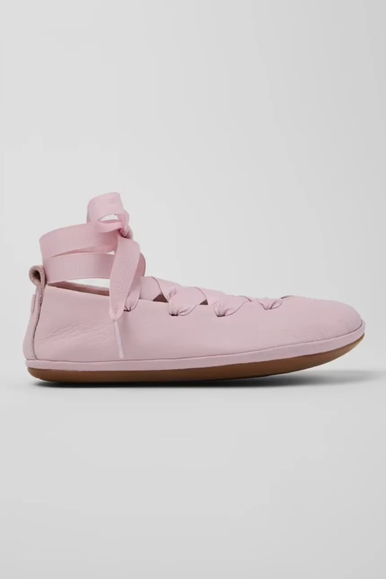 Camper baleriny skórzane dziecięce Right Kids różowy K800674.25.27